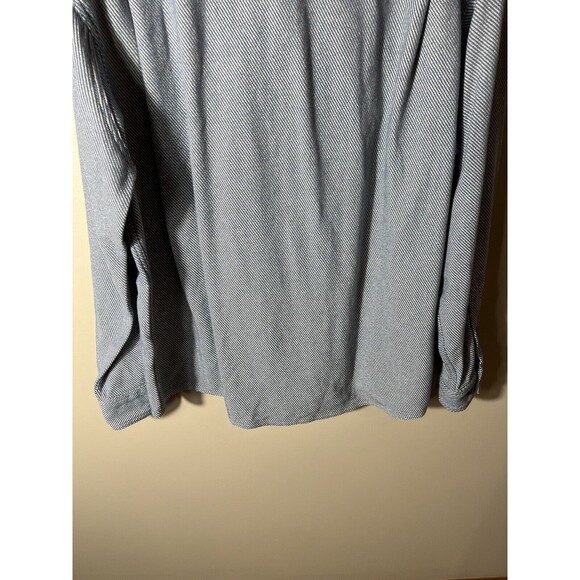 Duluth Trading Co Mens Button Down Woody Relaxed Fit Shirt Blue White XL NEW - Picture 11 of 12